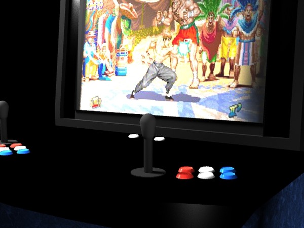 3d model street fighter arcade cabinet - Street fighter II Arcade by Irish Wolf Productions